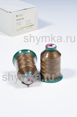 Нитки Solid 20 намотка 600м цвет 0262 ТЕМНО-МЕДНЫЙ